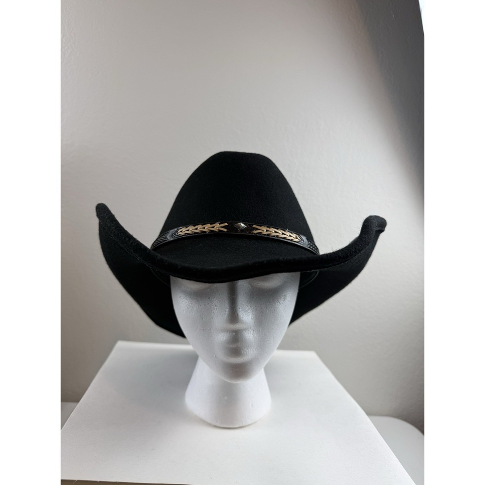 Outback Trading Co Out Of The Chute Black Wool Cowboy Hat Shapeable‎ 1335 Sz XL - Picture 7 of 13